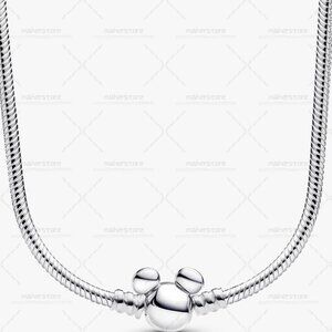 Pandora Disney Mickey Mouse Snake Chain Necklace